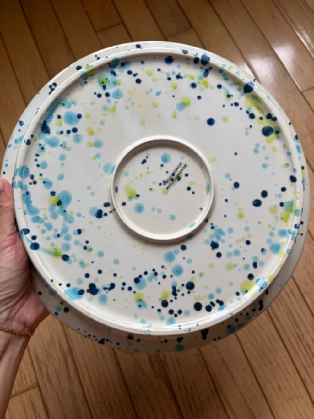 Anthropologie Clea Speckled Pie Dish